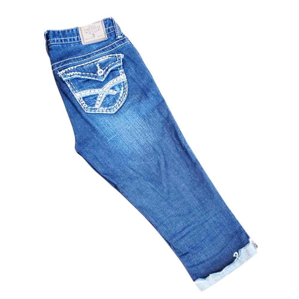 Women's Amethyst Low Rise Capri Jeans